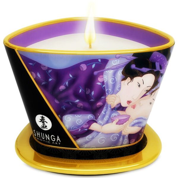 SHUNGA - MINI CARESS BY CANDELIGHT VELA MASAJE FRUTAS EXÓTICAS 170ML